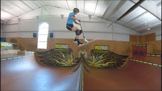 training for worlds at camp woodward