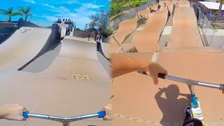 ULTIMATE MEGA RAMP SCOOTER RACE!