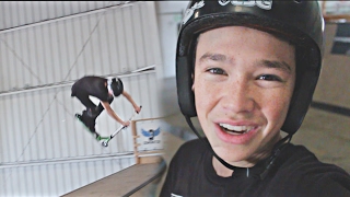 NEW SCOOTER TRICKS AT THE SKATEPARK!