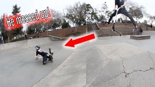 HE FELL HARD!
