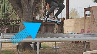 TRAMPOLINE HOVERBOARD TRICK CHALLENGE!