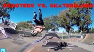 Scooter Riders Master Skateboarding in Minutes!!!