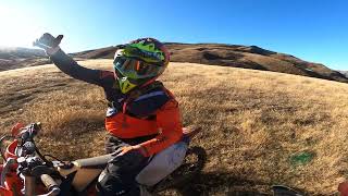 Second ever ride on a Dirt Bike - Coal Pit...