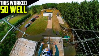 RIDING DOWNHILL AND MY SLOPESTYLE JUMPS FOR...