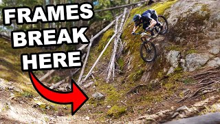 I Broke my CARBON Frame Here...
