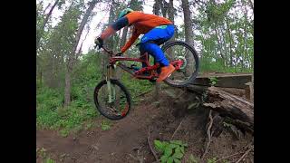 Moose Jaw trail with Electric MT Biker and Steve