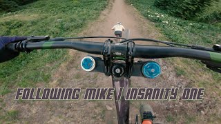 Following Mike Down Insanity One | Sun Peaks...