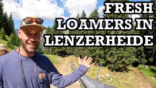 FRESH TRACKS FOR LENZERHEIDE WORLD CUP WALK !