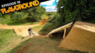 TRYING TRICKS ON BRAND NEW DIRT JUMP...