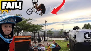 Front Flip Gap FAIL! OMG!