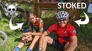 I'm racing WITH my coach, so the PRESSURE'S ON...