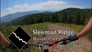 Sleeman Ridge - Blue Mountain - Missoula, MT