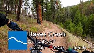 Hayes Creek - Blue Mountain - Missoula, MT