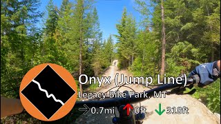 Onyx (Jump Line) - Legacy Bike Park - Lakeside, MT