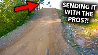 Chasing Pro Rider Remy Metailler down Dirt...