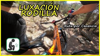 Luxación de rodilla por caída ​ Ruta MTB...