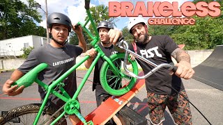 BRAKE-LESS BIKE OBSTACLE COURSE CHALLENGE!
