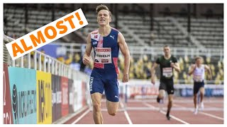 New 400 meter hurdles World Record?...ALMOST!!