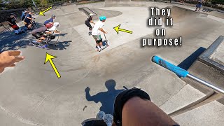 SCOOTER KIDS SNAKED ME!