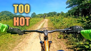 Mountain Biking In 100°F Weather at Ringwood NJ