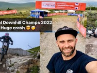 I CRASHED HARD AT THE NATIONAL DOWNHILL CHAMPS! 