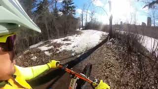 Riverside Golf Course river trail with Alex...