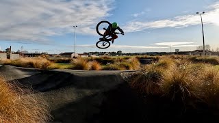 1ST SESSION ON MY NEW BIKE!! - EPIC PUMPTRACK...
