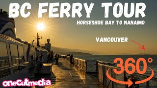 BC Ferry 360 video tour  Horseshoe Bay to...