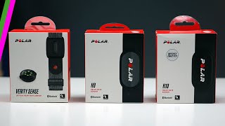 Polar H10 vs H9 vs Verity Sense // Polar Heart...