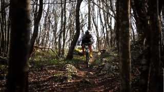 Twenty-niner testing with Cannondale riders