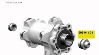 MTB 2012 front 15mm hub adaptators 9-15mm assembly