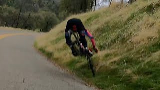 Travis made an OOOPSIE! He’s ok, bike is not.