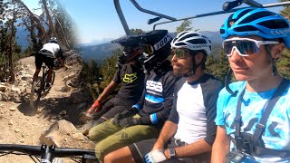 FULL DOWNHILL trails on my XC bike! (MTB Trip...