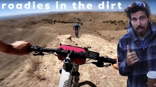 Roadies on the dirt (MTB Trip Vlog 1 of 3)