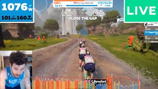 GRAVEL RACING ON ZWIFT??? (RACING LIVE!)
