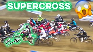 A Road Cyclist Races SUPERCROSS!?!? (Moto Vlog...