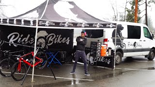 Quick tour of our Raceday tent setup (MTV...