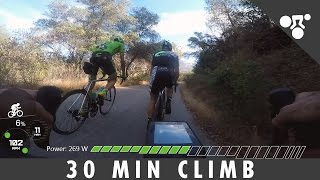 FULL 30 min climb with Levi Leipheimer...