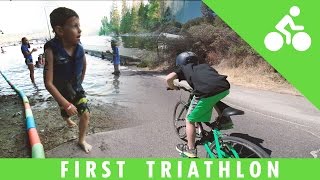 Plant Based 5 Year Old WINS His First Triathlon