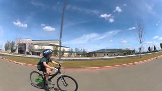 My 4 year old son hitting 18 mph on his road bike.