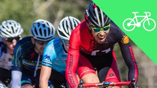 Vegan Cyclist Races Criterium
