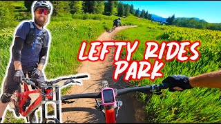 Lefty's first time at the Bike Park | Crested...