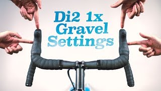 My Di2 Settings for a 1x Gravel bike + E-tube...