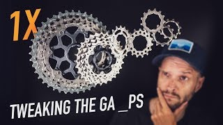 Making a custom cassette from an MTB XT 11-42...