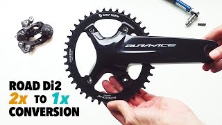 Road Di2 1x drivetrain conversion and how to...