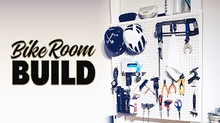 Building a bike room in a small apartment