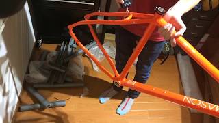 Mason Bokeh frameset live unboxing
