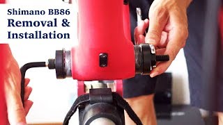 Shimano pressfit BB86 bottom bracket removal...