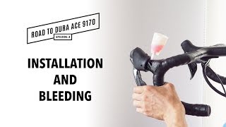 Dura Ace Disc brake Installation and bleeding...