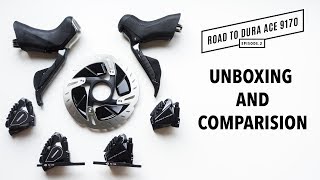 Dura Ace 9170 Disc brake unboxing, weight and...